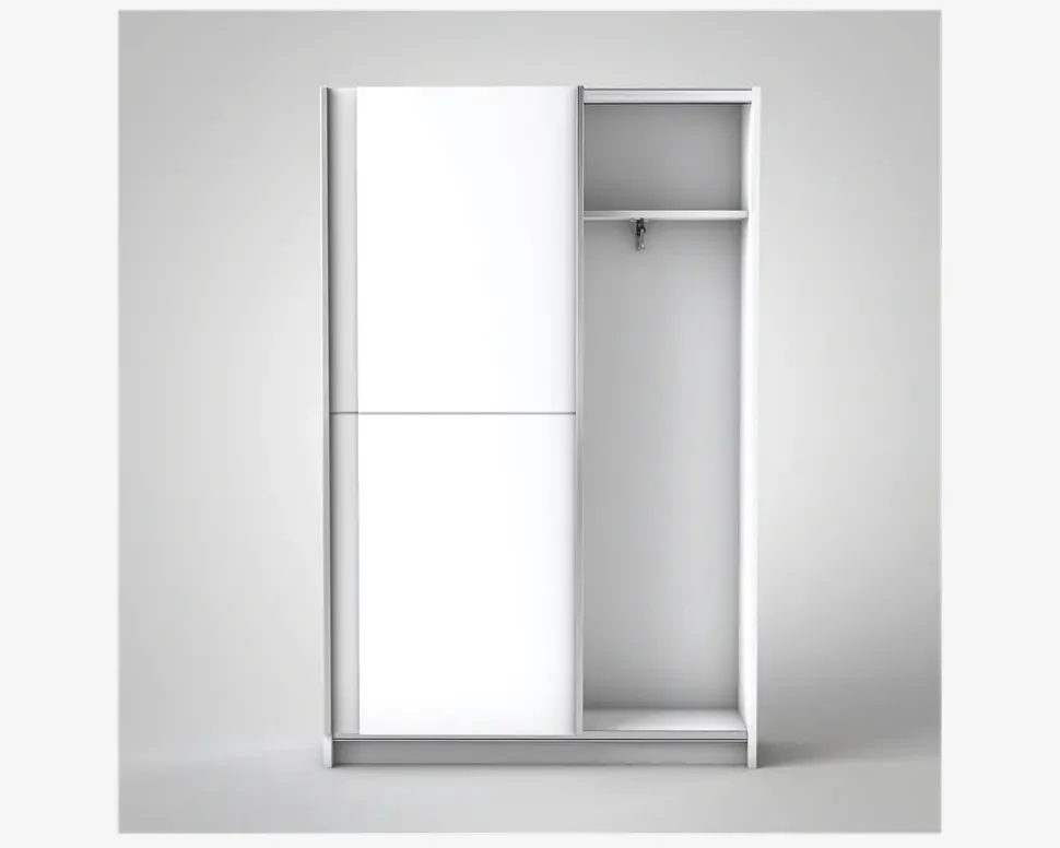 Garderobeskab m. 2 skydedøre