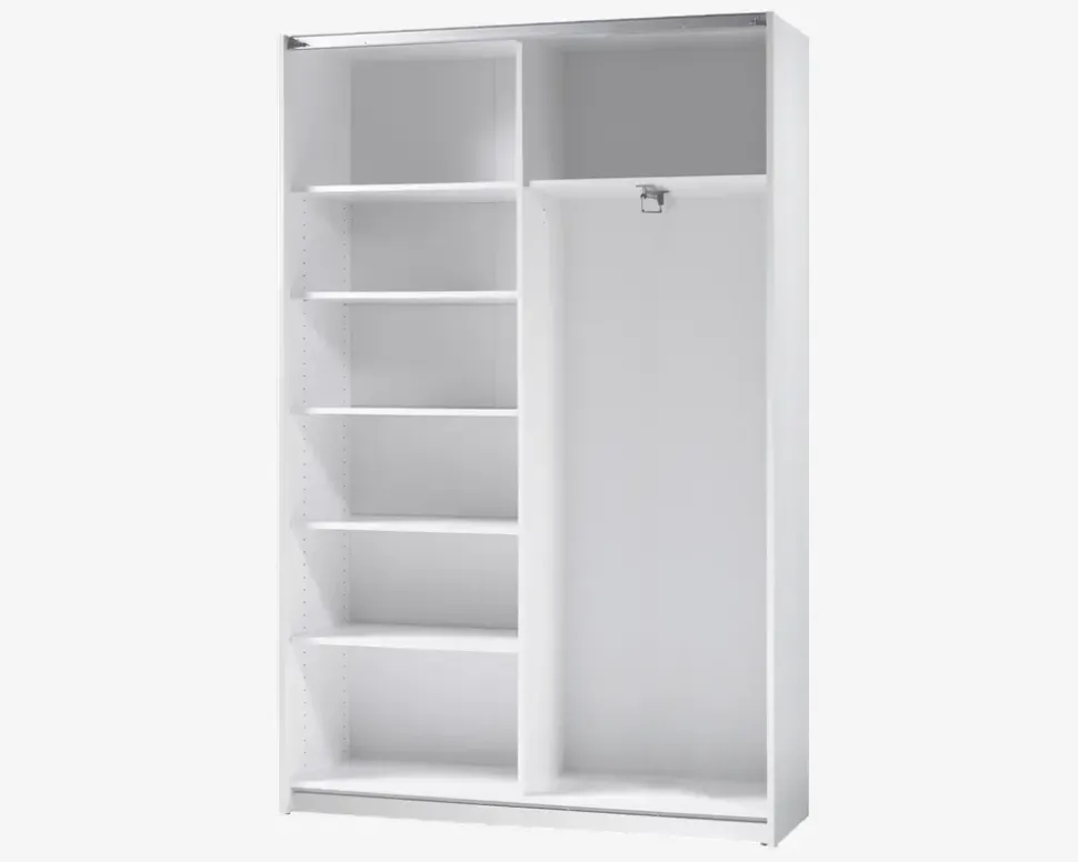 Garderobeskab m. 2 skydedøre