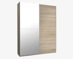 Garderobeskab m. 2 skydedøre