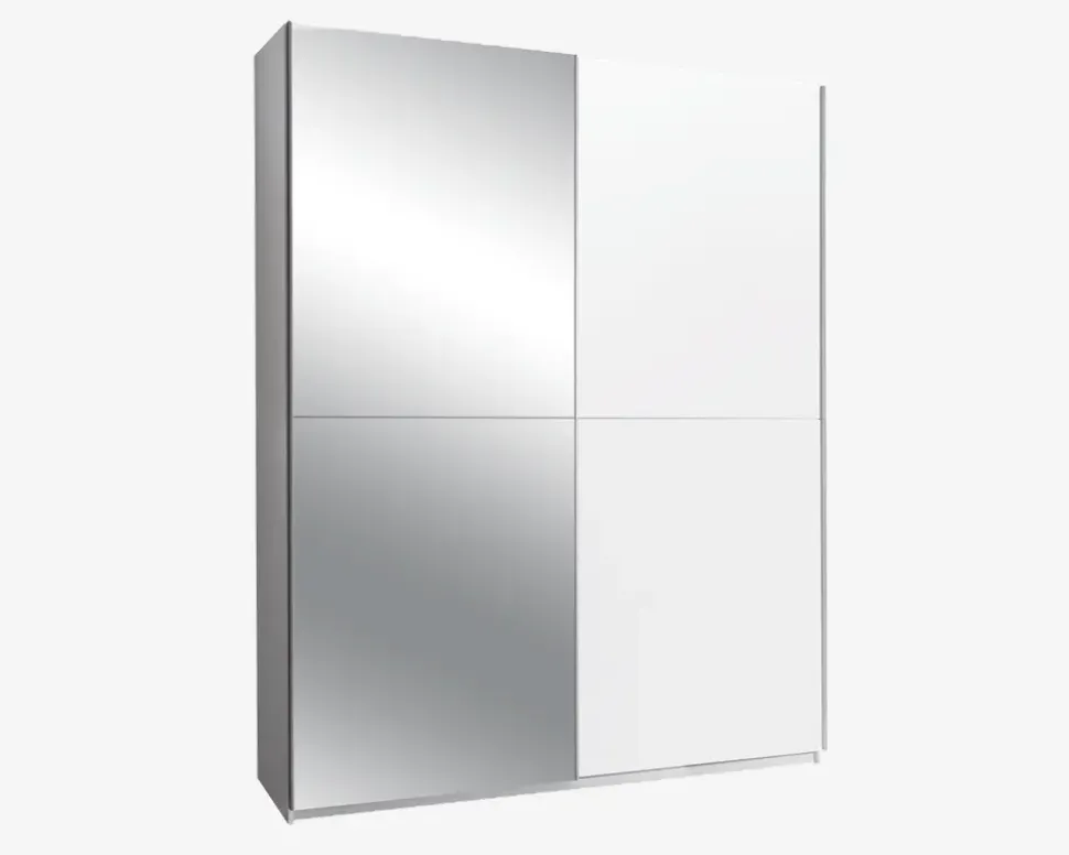 Garderobeskab m. 2 Skydedøre