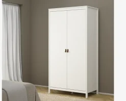 Garderobeskab Madrid hvid med 2 låger