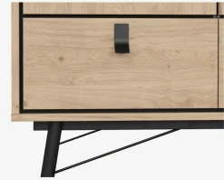 Garderobeskab Ry m. 3 låger og 3 skuffer