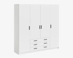 Garderobeskab Sprint m. 4 Låger og 3 Skuffer