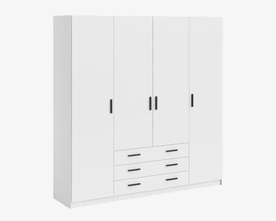 Garderobeskab Sprint m. 4 Låger og 3 Skuffer