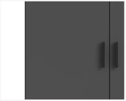 Garderobeskab Sprint m. 3 Låger og 3 Skuffer