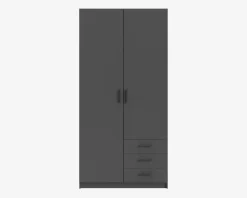 Garderobeskab Sprint m. 2 Låger og 3 Skuffer