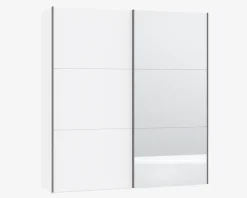 Garderobeskab Swiss m. 2 skydedøre