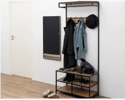 Garderobestativ Seaford med knager