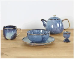 Æggebægre Space Blå H. 6 cm