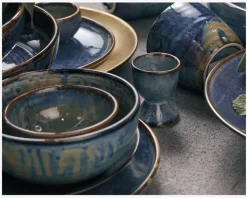 Æggebægre Space Blå H. 6 cm