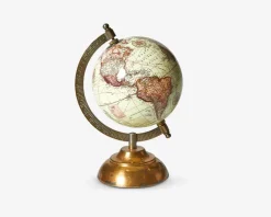 Globus m/fod beige Ø.12xH.21 cm