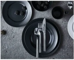 Groovy Midd. Tallerken Sort Ø27 cm