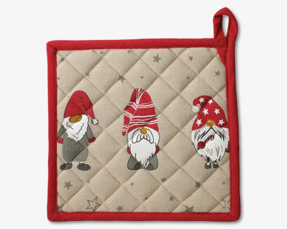 Grydelapper jul 20x20 cm