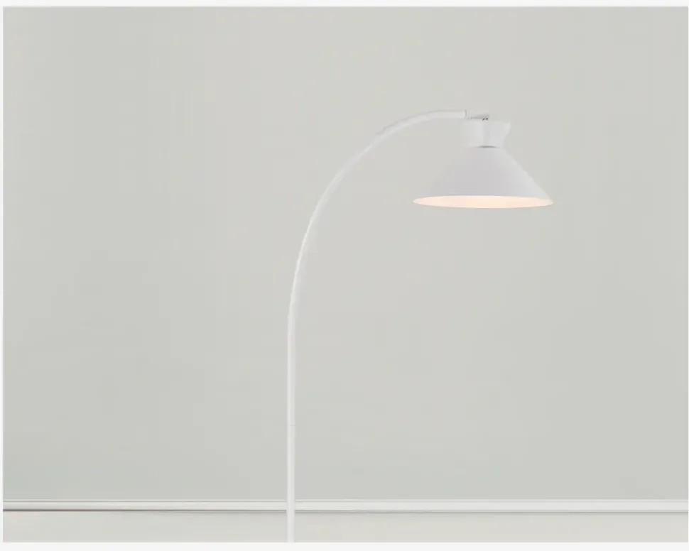 Gulvlampe Dial H.150 cm Hvid