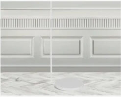 Gulvlampe Dial H.150 cm Hvid