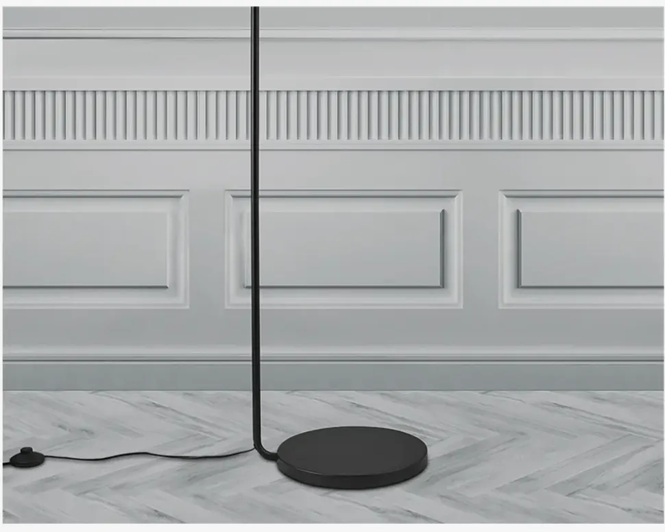 Gulvlampe Dial H.150 cm Sort