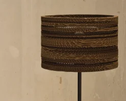 Gulvlampe genanvendt pap H.160 cm