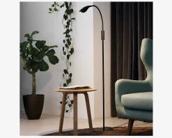 Gulvlampe Mamba med lysdæmper H.150 cm