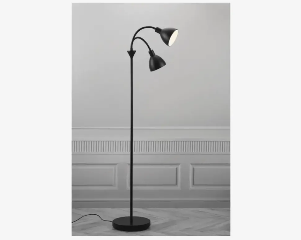Gulvlampe Ray Dobbelt H.155 cm