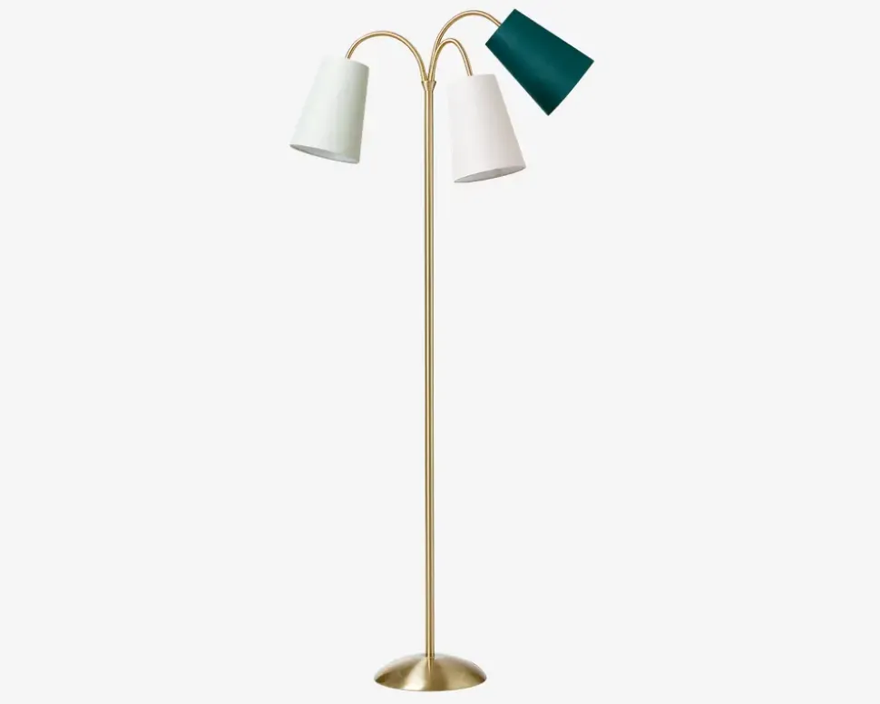 Gulvlampe Salsa Guld H.140 cm
