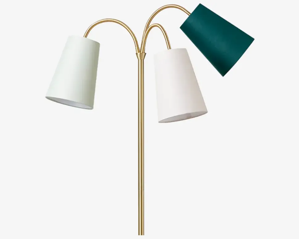 Gulvlampe Salsa Guld H.140 cm