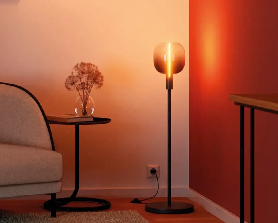 Gulvlampe Stick grå H.78 cm