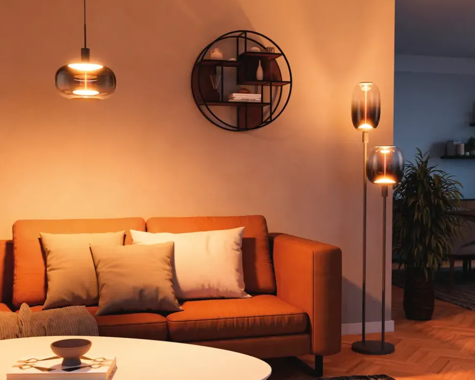 Gulvlampe Stick 2xE27 H.146 cm