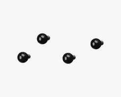 Harlekin Knage 4 Stk. Sort