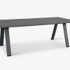 Havebord grå nonwood/sort stel