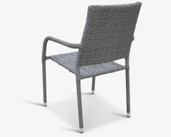 Havestol grå mix polyrattan