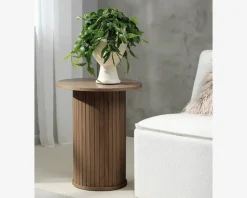 Hjørnebord Nola Røget Eg Ø-50 cm