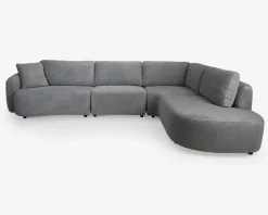 Hjørnesofa m/Open End Højre Grå