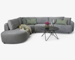 Hjørnesofa m/Open End Venstre Grå