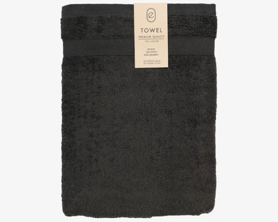 Håndklæde 70x140 cm Antracit