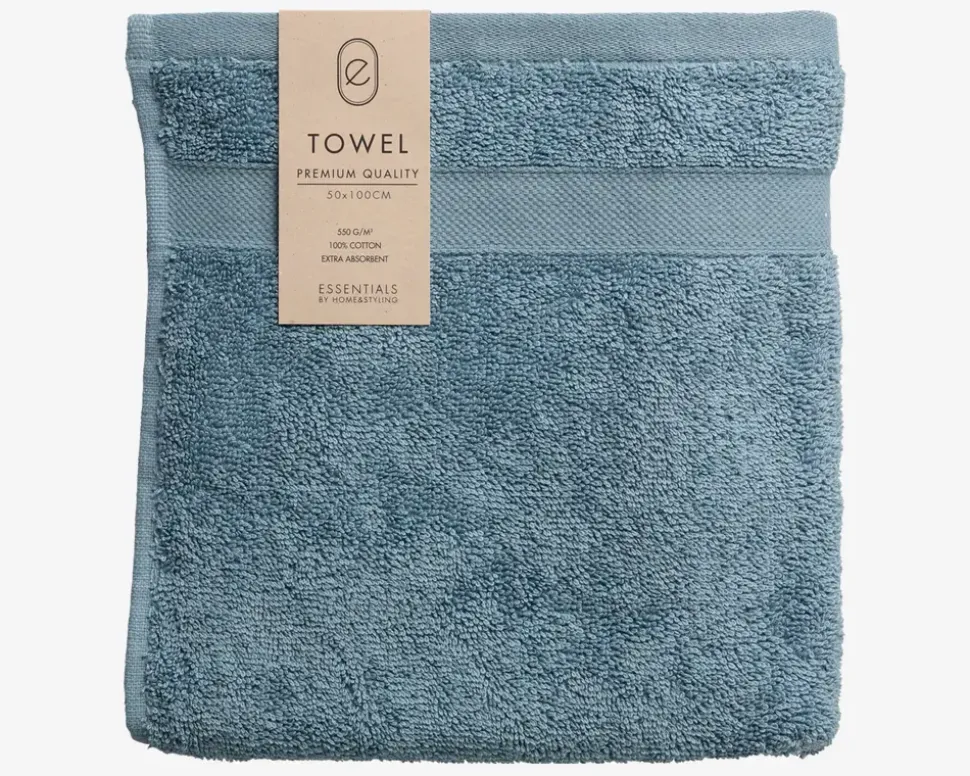 Håndklæde 50x100 cm Lys Blå