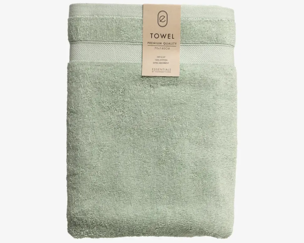 Håndklæde 70x140 cm Lys Grøn