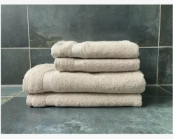 Håndklæder 50x100 cm Sandfarvet