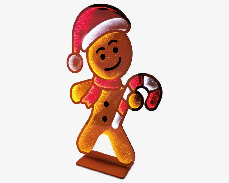 Honningkage spejl effekt LED H.180 cm