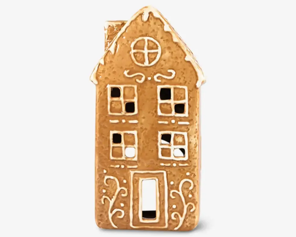 Honningkagehus til lys H.16,5 cm