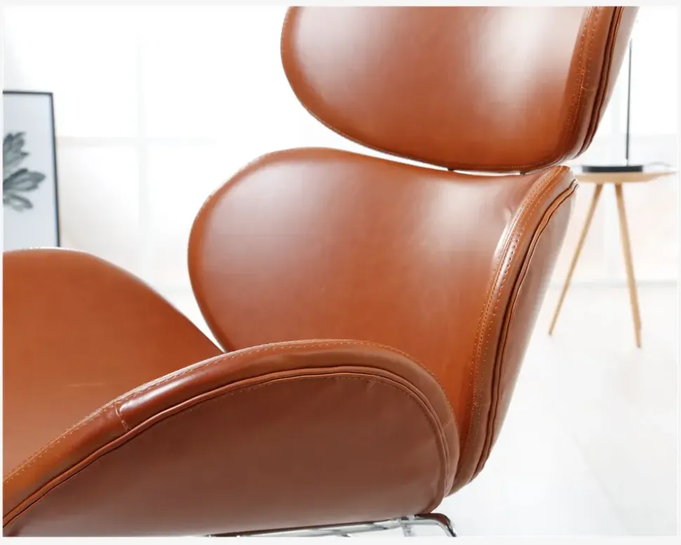 Hvilestol Cazar Cognac Tekstillæder