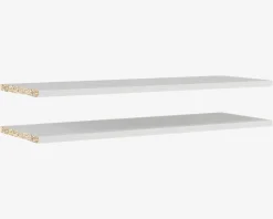 Hylder 2 stk. Basic Hvid