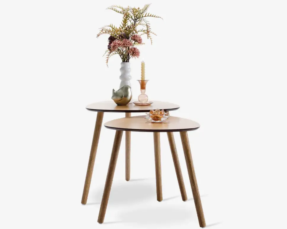 Indskudsborde x 2 Træ