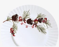 Jule Tallerken Apotekernissen 2stk Ø.25,7cm