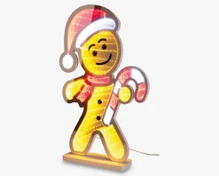 Julefigur spejl LED H.37 cm