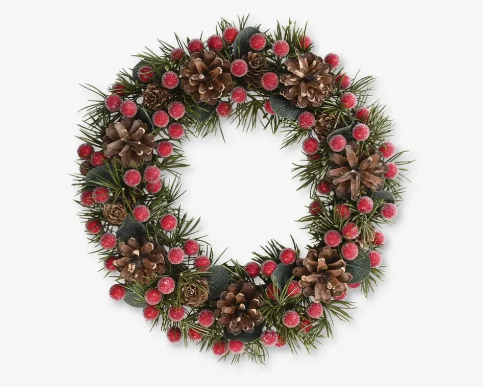 Julekrans Kunstig M. Bær