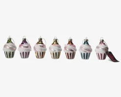 Juleornament cupcake ass H.9,8 cm