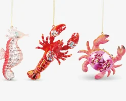 Juleornament havdyr ass H.13 cm