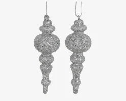 Juleornamenter 2stk. Ass. H.11 cm