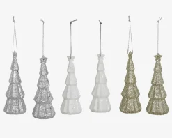 Juletræ Ornament 2stk. Ass. H.11 cm