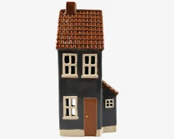 Keramikhus til lys blå H.24 cm